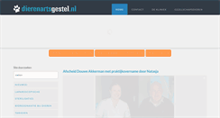 Desktop Screenshot of dierenartsgestel.nl